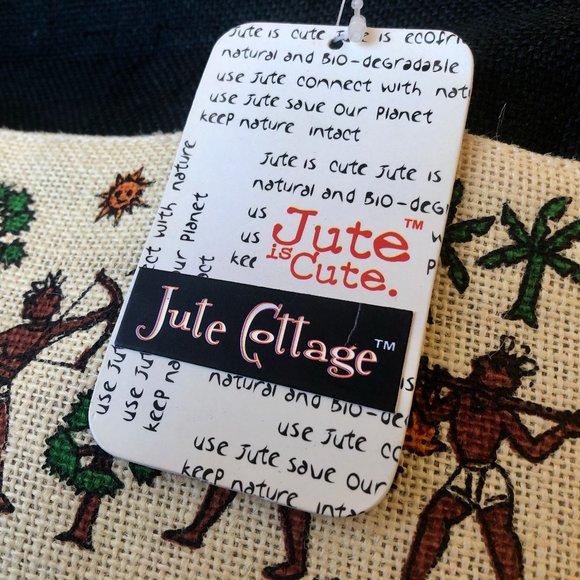 Jute Cottage Shoulder Handbag Eco-Friendly NEW - Picture 12 of 15